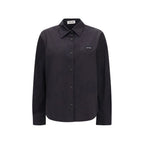Black Cotton Dress Shirt