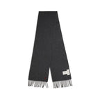 Gray Wool Oves Aries Foulard