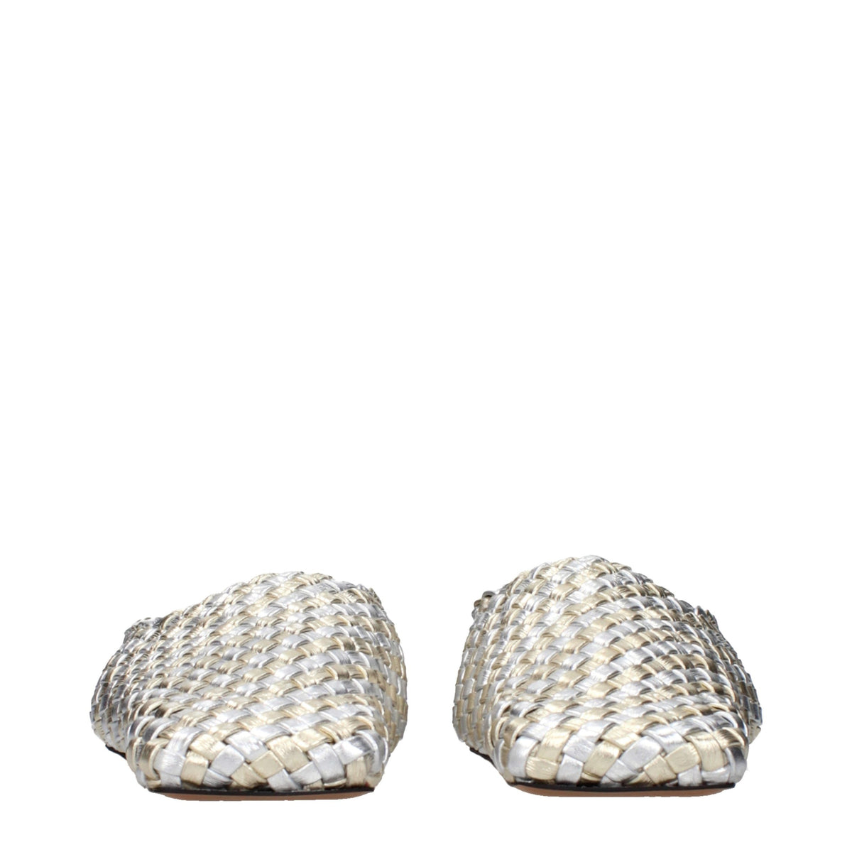 Gray Leather Slippers