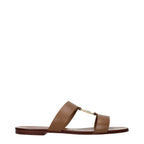 Brown Leather Slippers