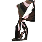Multicolor Silk Foulard