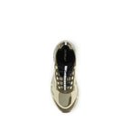 Bicolor Polyester Athletic Sneakers