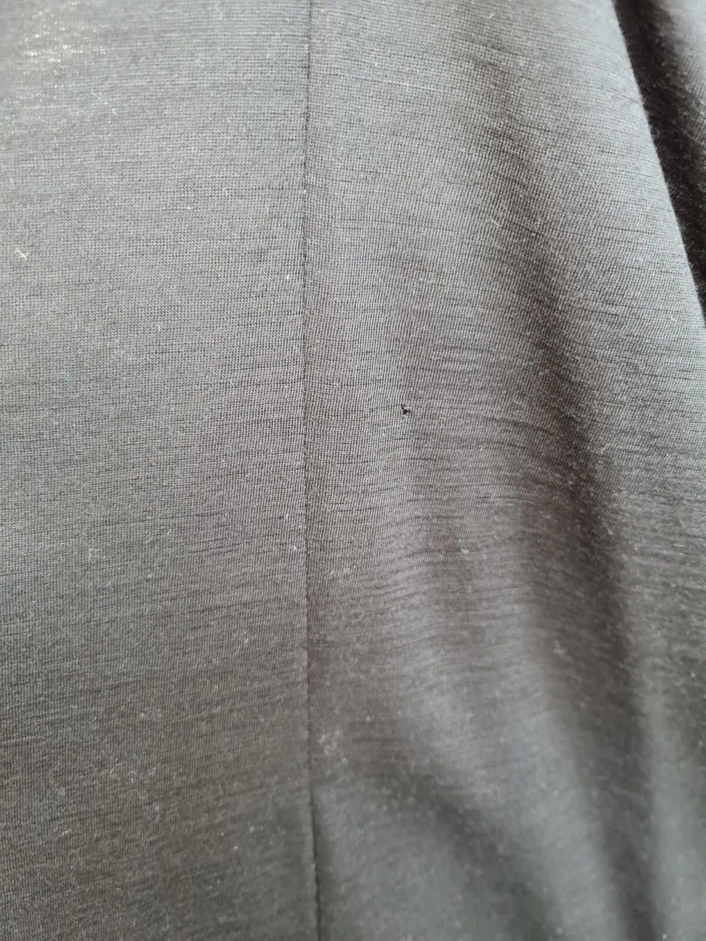 Black Wrap Sheath One Shoulder Wool Dress