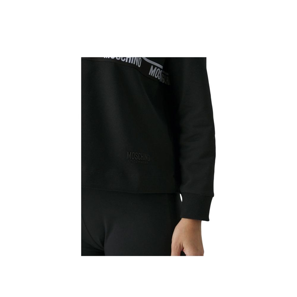 Black Cotton Sweatshirt