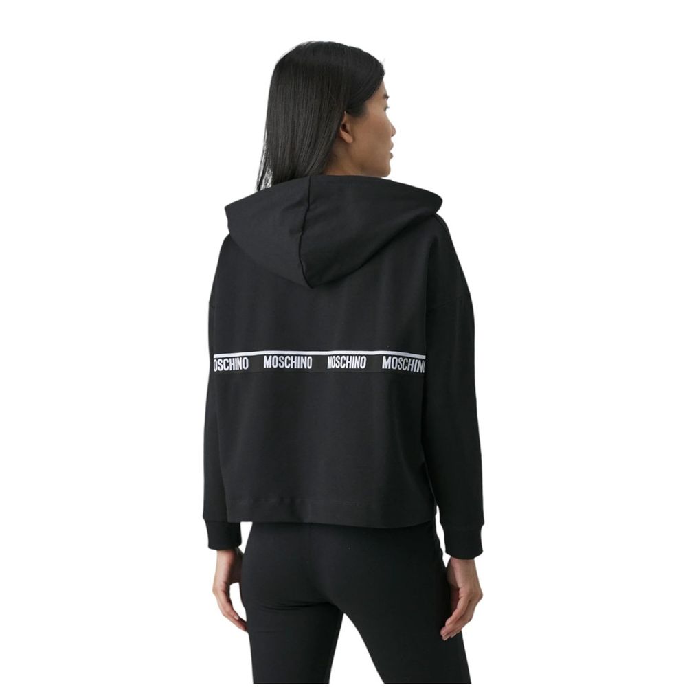Black Cotton Sweatshirt