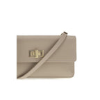 Beige Calf Leather Bos Taurus Wallet
