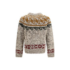 Beige Wool Oves Aries Sweatshirt