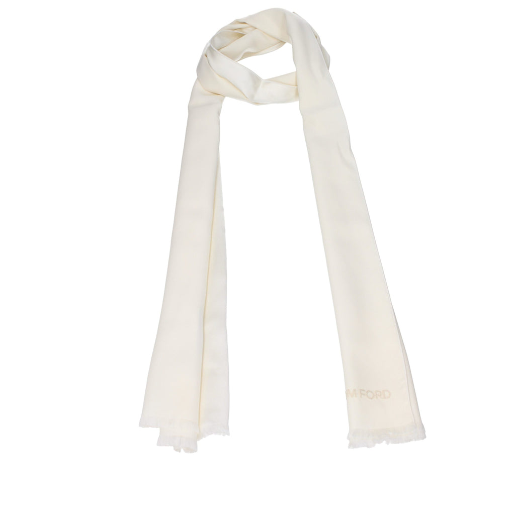 Beige Silk Foulard