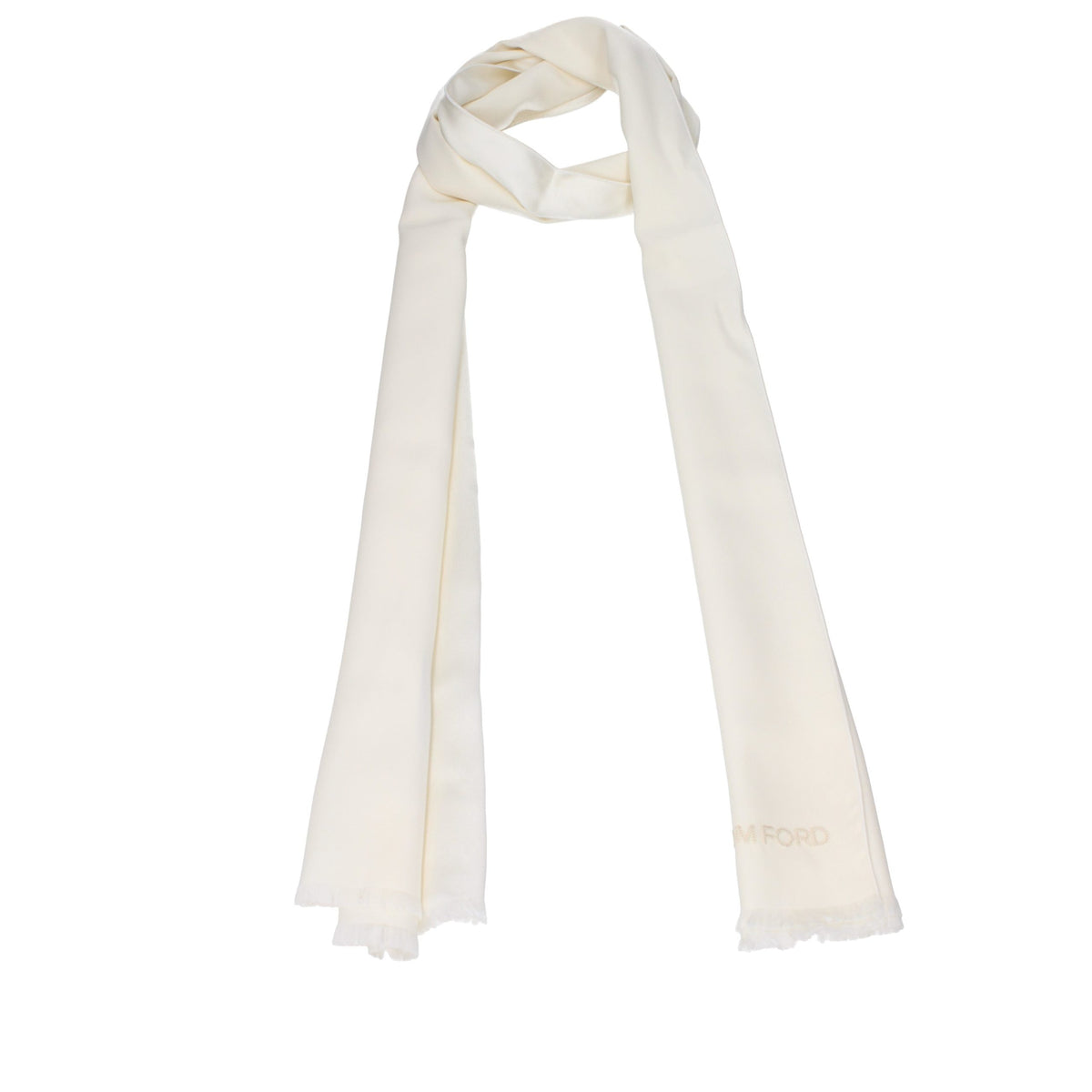 Beige Silk Foulard