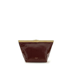 Bordeaux Calf Leather Bos Taurus Clutch Bag