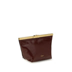 Bordeaux Calf Leather Bos Taurus Clutch Bag