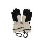 Beige Polyamide Gloves