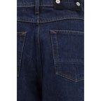 Blue Cotton Jeans Denim