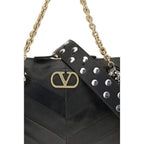 Black Napa Leather / Calf Bos Taurus Shoulder Bag