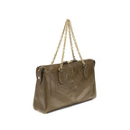 Bicolor Napa Leather / Calf Bos Taurus Shoulder Bag