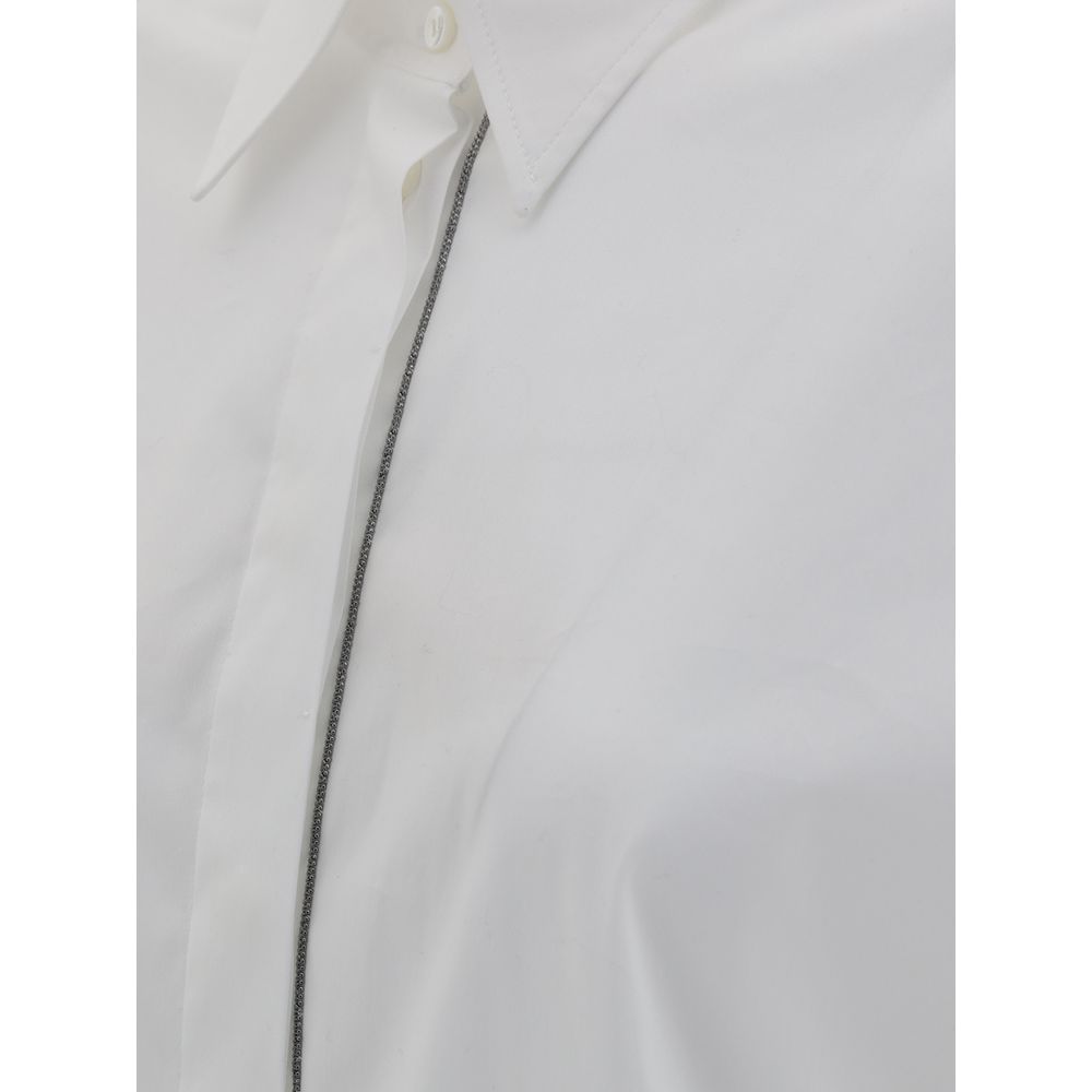 White Cotton Dress Shirt