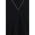 Black Cotton T-Shirt