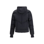 Black Polyamide Full-Length Jacket