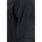 Black Polyamide Full-Length Jacket