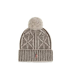 Gray Alpaca Vicugna Pacos Beanie