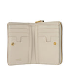 Beige Leather Wallet