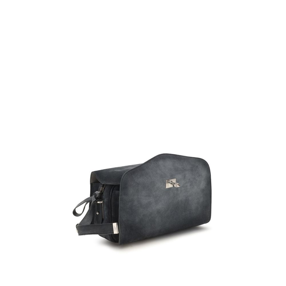 Blue Calf Leather Bos Taurus Shoulder Bag