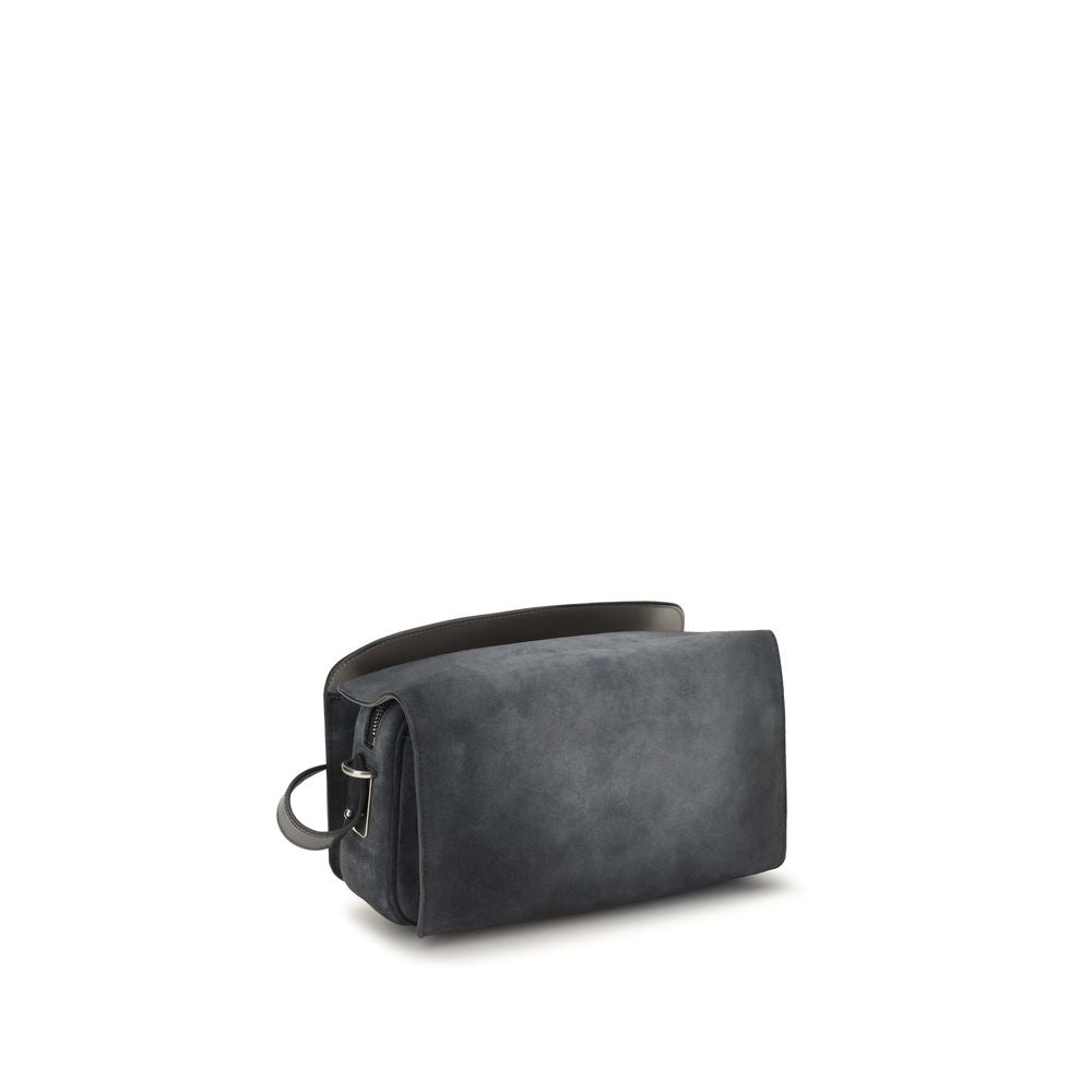 Blue Calf Leather Bos Taurus Shoulder Bag