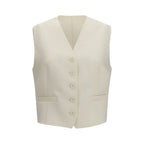 Beige Wool Oves Aries Waistcoat
