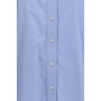 Blue Cotton Blouse