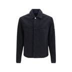 Black Cotton Biker Jacket