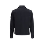 Black Cotton Biker Jacket