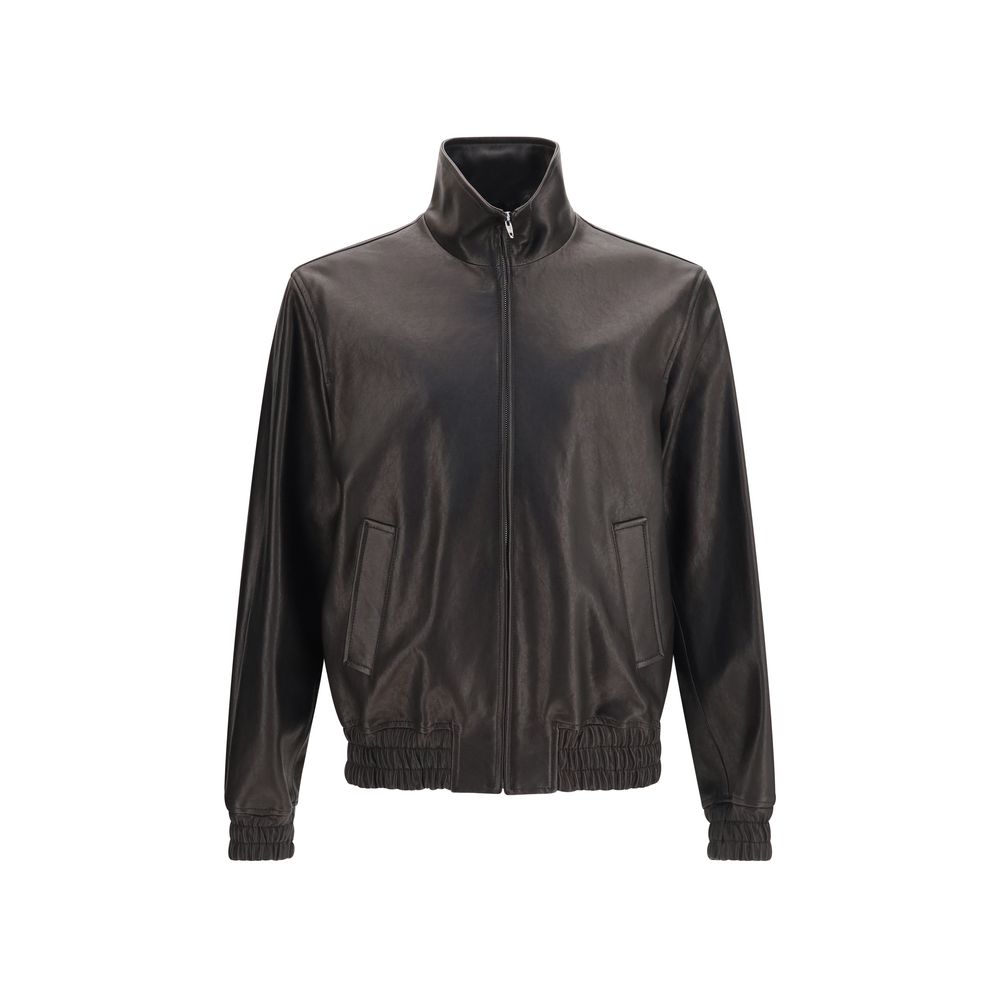 Black Lamb Ovis Aries Leather Jacket