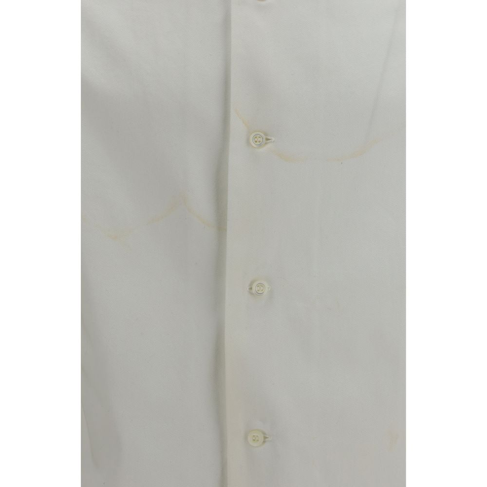 White Cotton Dress Shirt