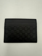 GUCCI GG Leather Black Cardholder