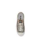 Brown Synthetic Low Top Sneakers