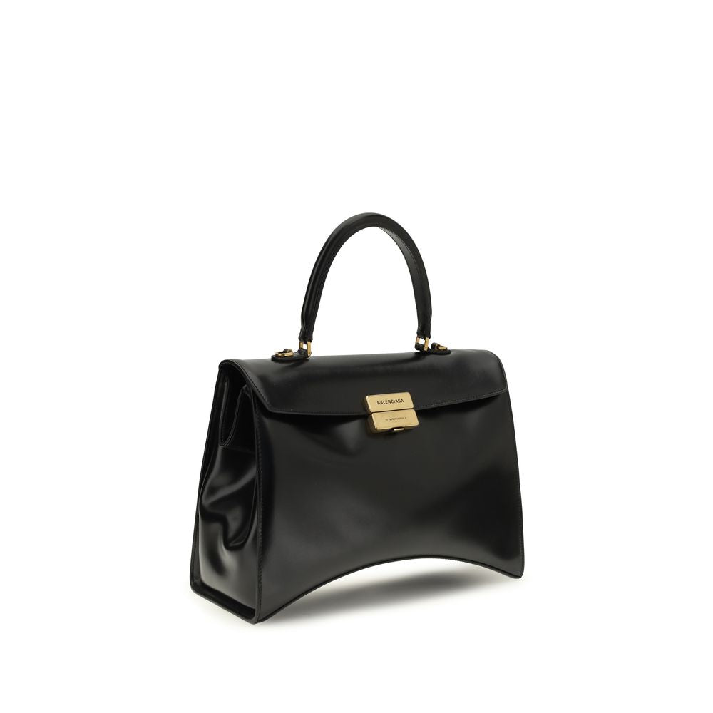 Black Calf Leather Bos Taurus Handbag