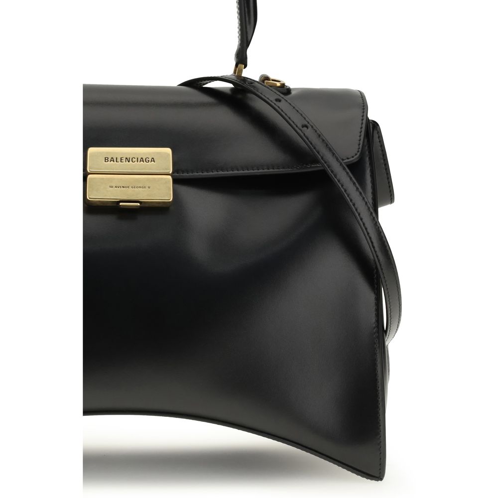 Black Calf Leather Bos Taurus Handbag