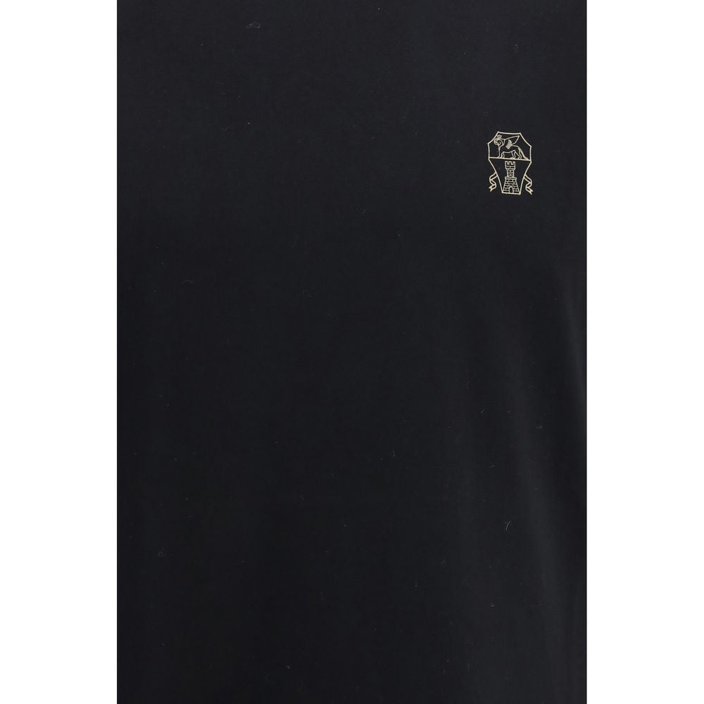 Black Cotton T-Shirt