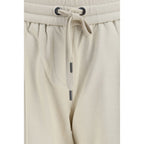 Beige Cotton Joggers (Workout Pants)