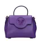 Purple Leather Handbag