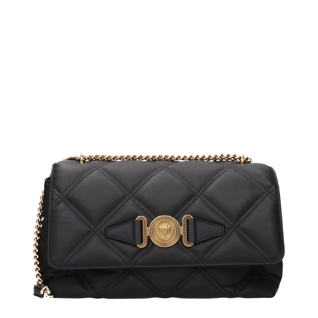 Black Leather Crossbody Bag