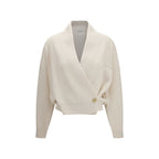Beige Cashmere Cardigan