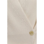 Beige Cashmere Cardigan