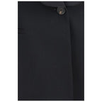 Black Wool Oves Aries Full-Length Jacket
