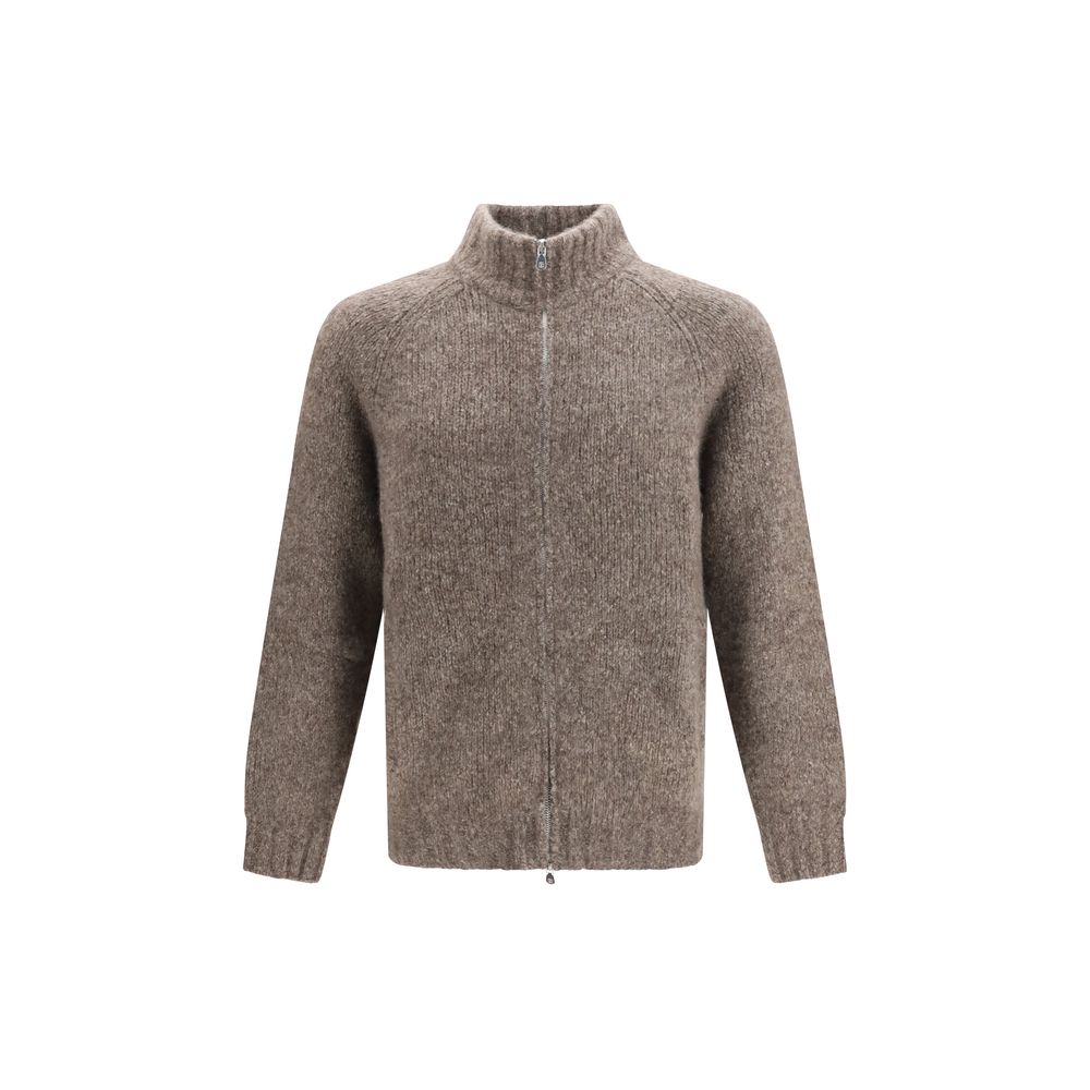 Beige Cashmere Cardigan