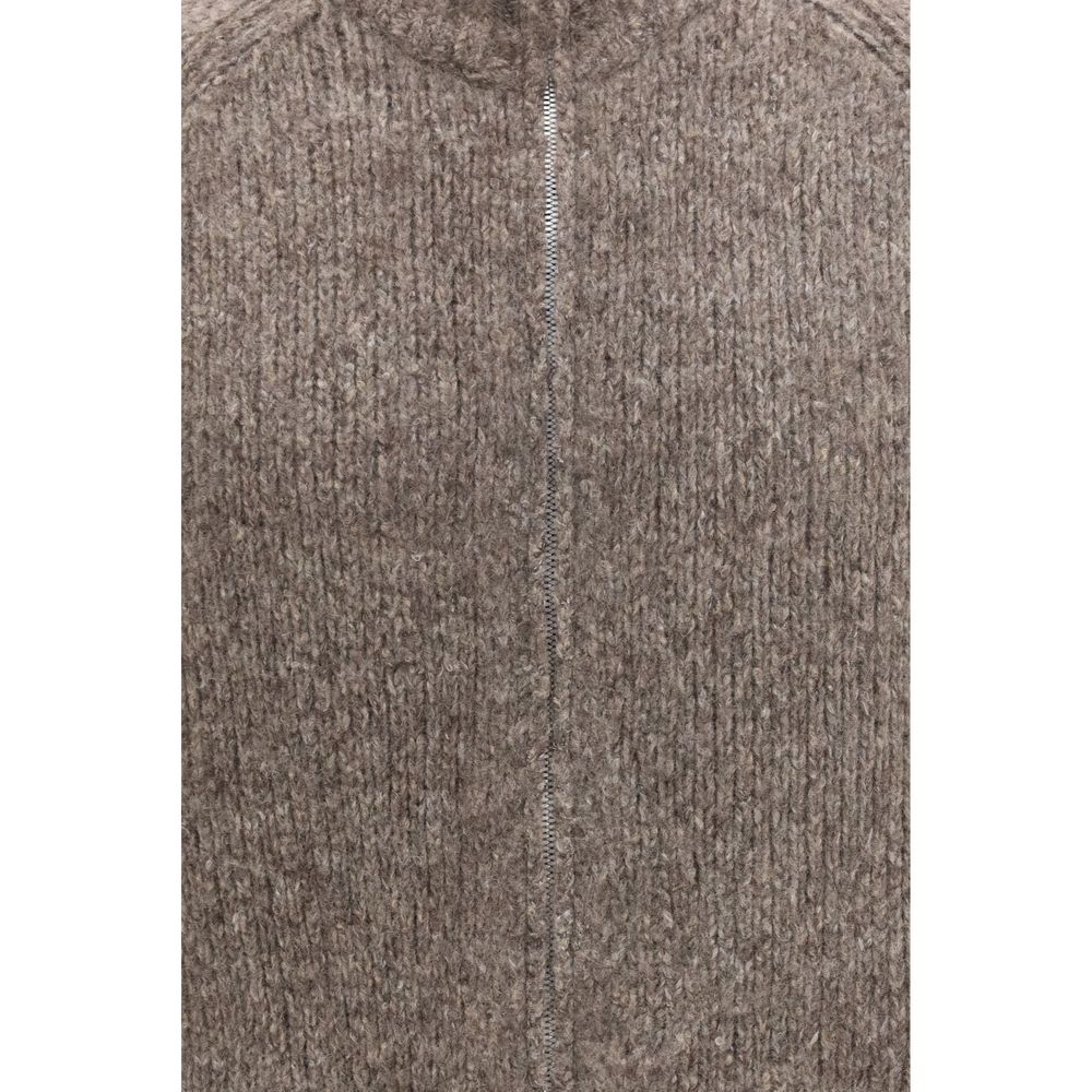 Beige Cashmere Cardigan