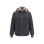 Gray Wool Oves Aries Full-Length Jacket
