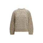 Beige Mohair Sweatshirt