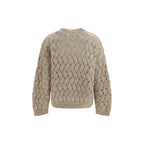 Beige Mohair Sweatshirt