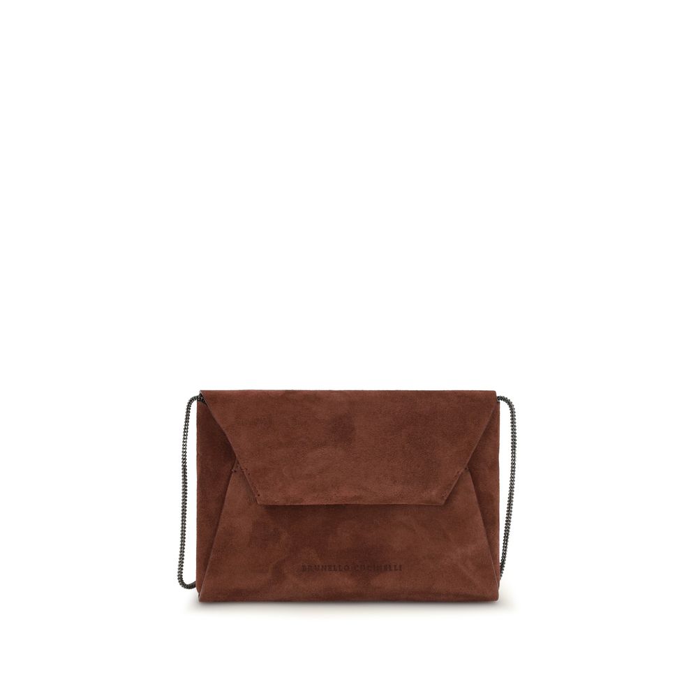 Bordeaux Calf Leather Bos Taurus Clutch Bag